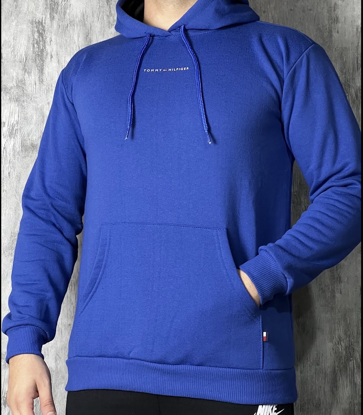Moletom c/ capuz Tommy - Azul